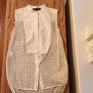 BCBG Maxazira tuxedo style tunic